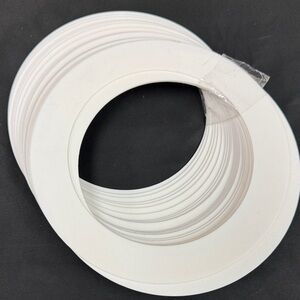 Sunco 24 Pack Goof Rings for 6 Inch Recessed Lights, Flush Mount White Can Light